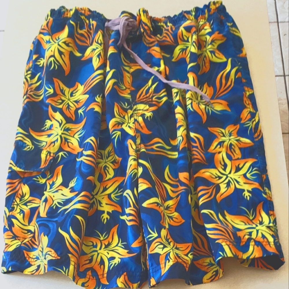 Men's Hawaiian/Tropical Surf Gear Trunks